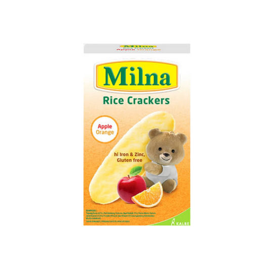 Milna Rice Cracker 20gr Apple Orange