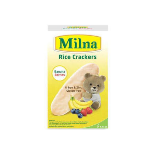 Milna Rice Cracker 20gr Banana Berries