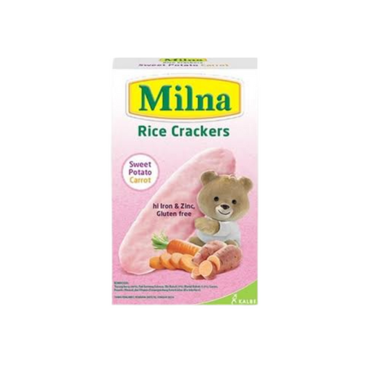 Milna Rice Cracker 20gr Sweet Potato Carrot