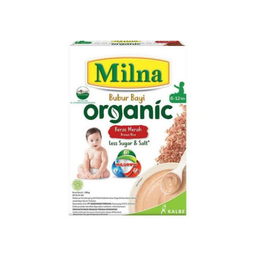 Milna Bubur Organic 120gr Beras Merah