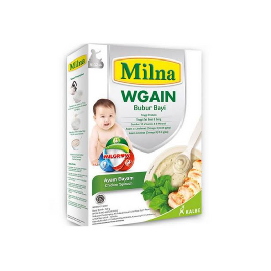 Milna Wgain 120gr Ayam+Bayam