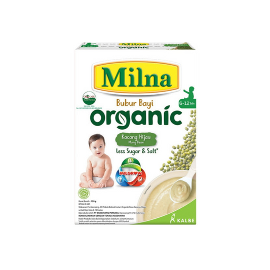 Milna Bubur Organic 120gr Kacang Hijau