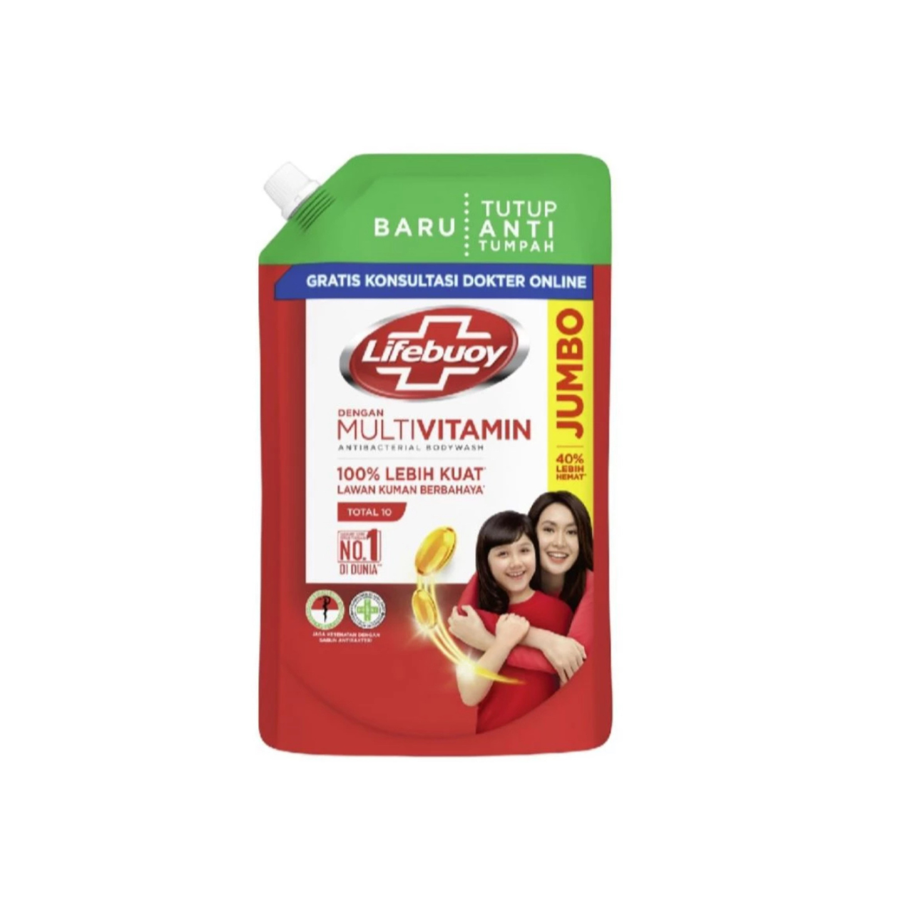 Lifebuoy Body Wash Reffil 825Ml Total 10