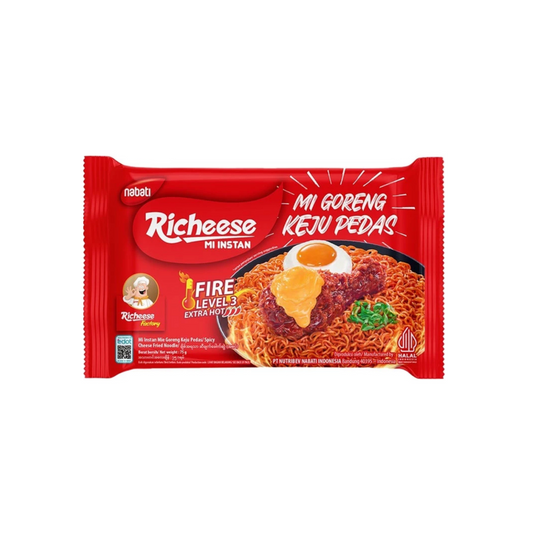 Richeese Mie Goreng Pedas Lv3 75gr