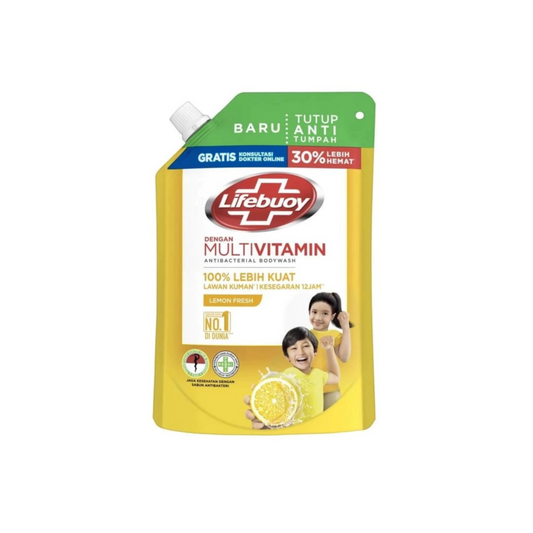 Lifebuoy Body Wash Reffil 400Ml Lemon