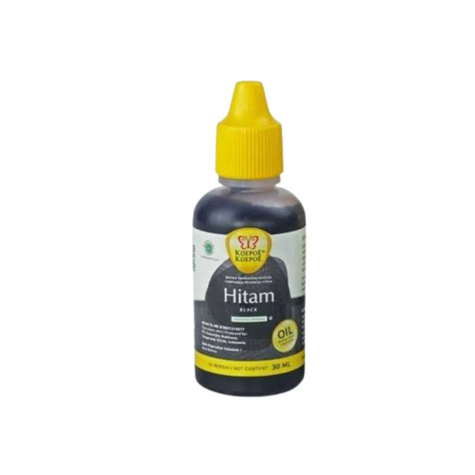 Koepoe-Koepoe Pewarna Hitam Oil Based 30Ml