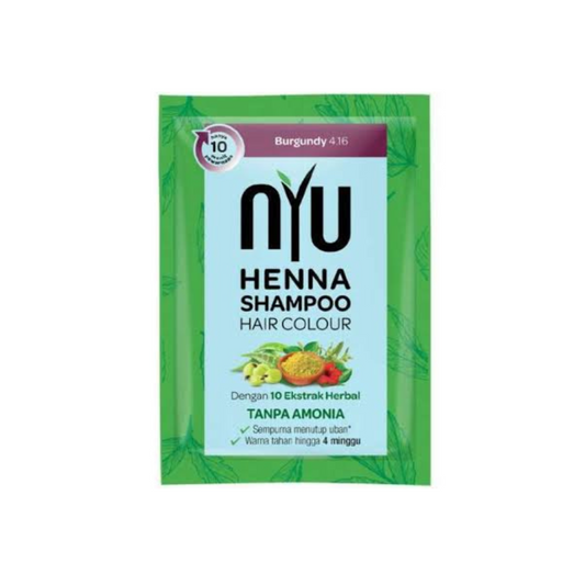 Nyu Henna Shampoo Hair Color Burgundy