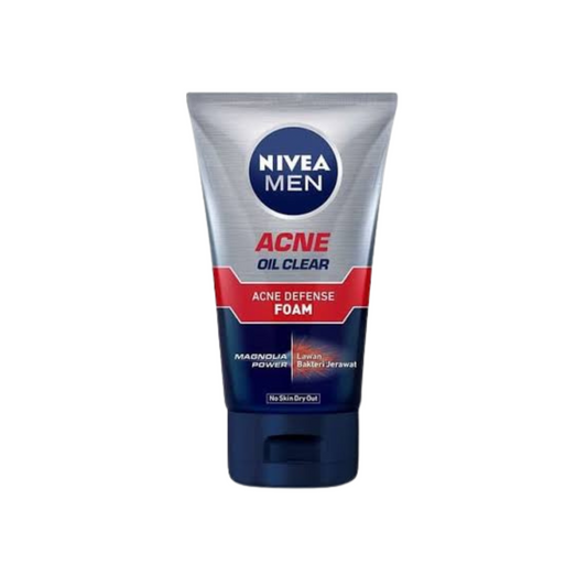 Nivea Men Facial Foam 100Ml Acne Oil Clear