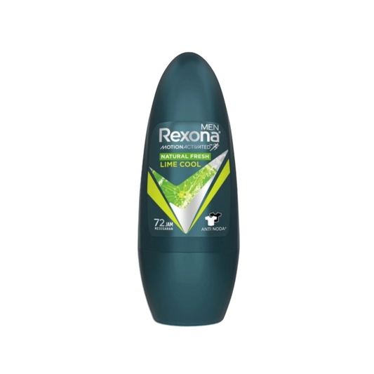 Rexona Men Natural Fresh Lime Cool Roll On Deodorant 45ml