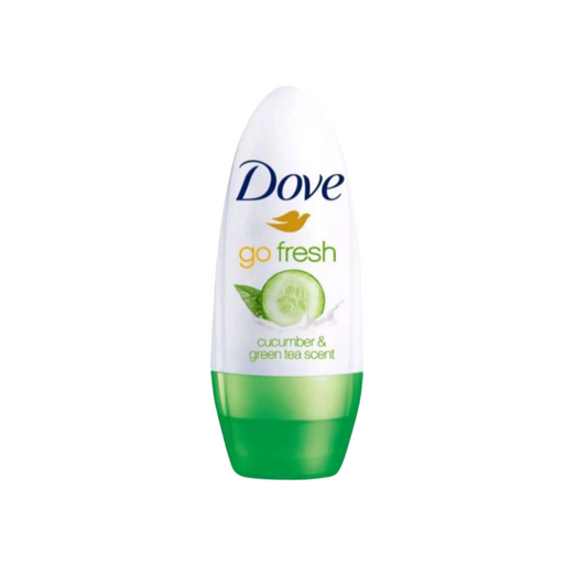 Dove Deodorant Roll On Go Fresh Cucumber And Green Tea 40ml