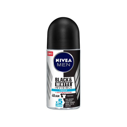 Nivea Men Deodorant Black & White Fresh Roll On 50ml