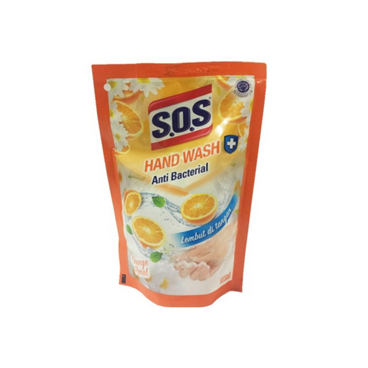 SOS Hand Soap Reffil 300Ml Jeruk