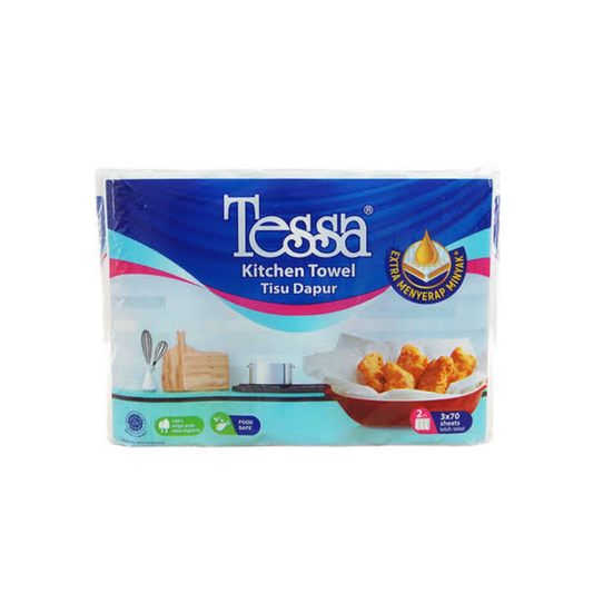 TESSA KITCHEN TOWEL 3ROLL/TTP-0001